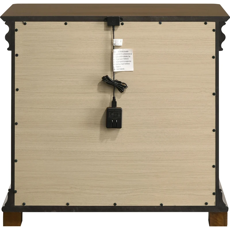 Coaster Furniture Garland 205302 3-drawer Nightstand Bedside Table - Brown Cherry