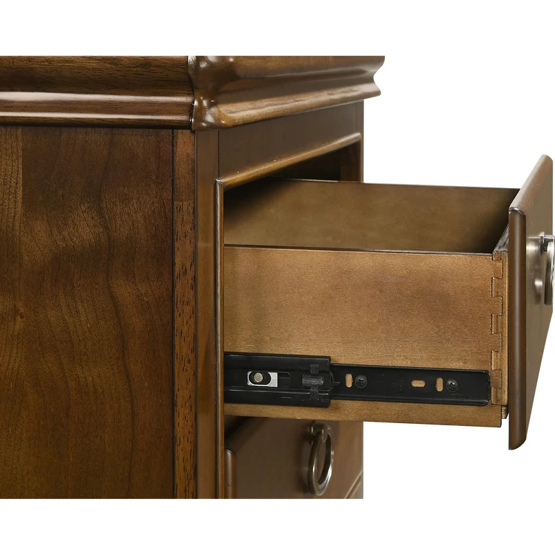 Coaster Furniture Garland 205302 3-drawer Nightstand Bedside Table - Brown Cherry