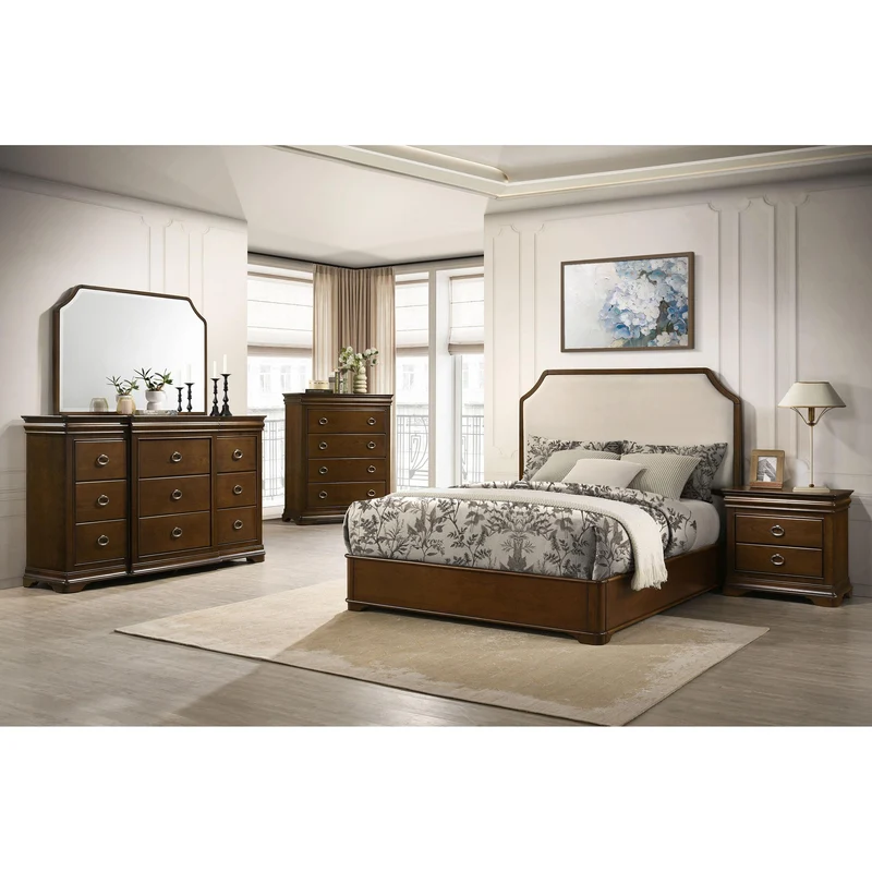 Coaster Furniture Garland 205302 3-drawer Nightstand Bedside Table - Brown Cherry