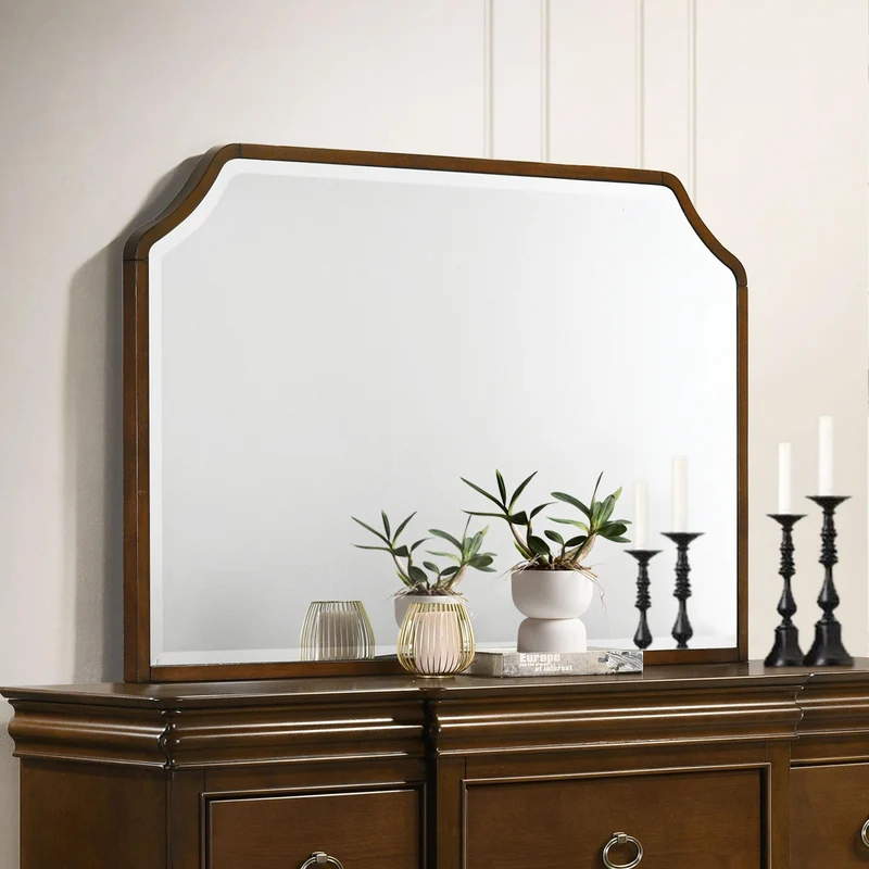 Coaster Furniture Garland 205304 Dresser Mirror - Brown Cherry