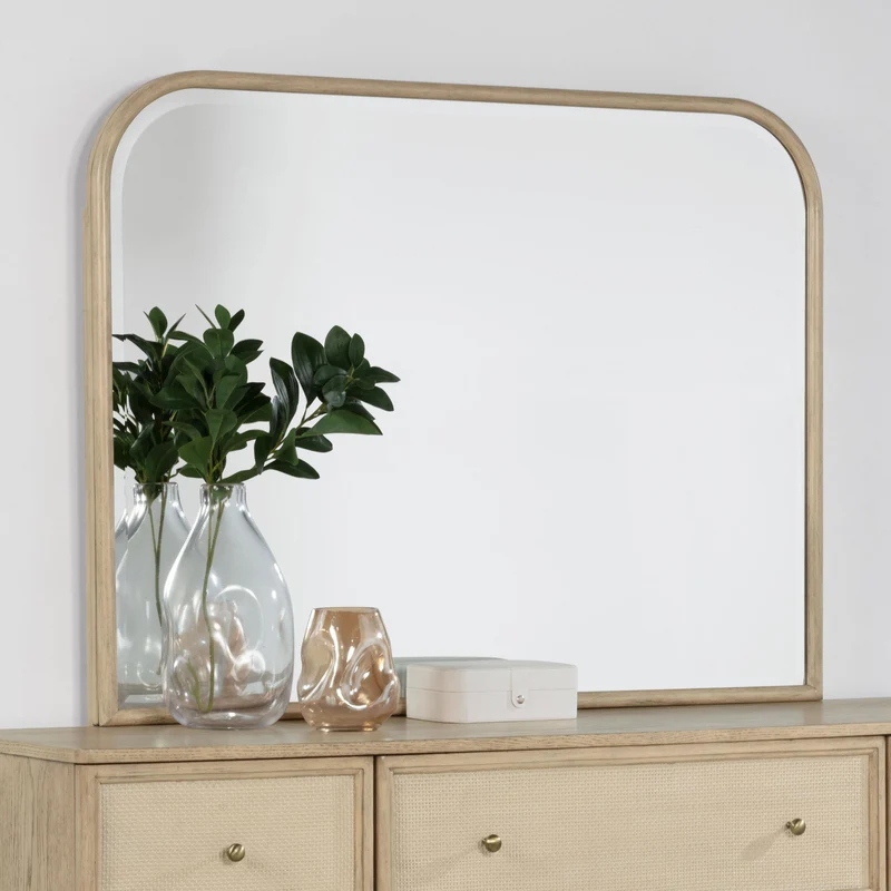 Coaster Furniture Kailani 225044 Dresser Mirror - Beige Oak