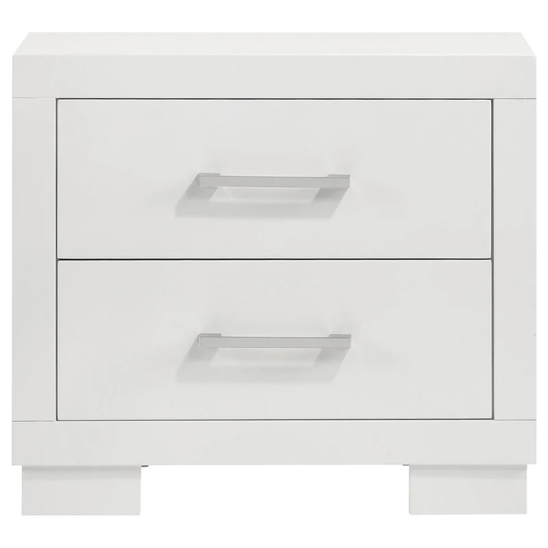 Coaster Furniture Jessica 202992 2-Drawer Nightstand - Snow White