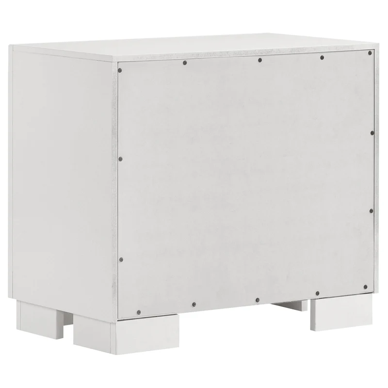Coaster Furniture Jessica 202992 2-Drawer Nightstand - Snow White