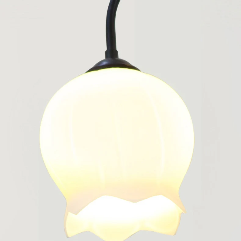 Modern Minimalist Flower-Shaped Iron Glass 3-Light Standing Floor Lamp For Living Room