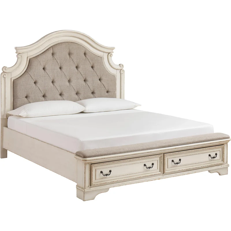 Signature Design by Ashley Realyn B743B25 6 pc California King Upholstered Panel Bedroom Set