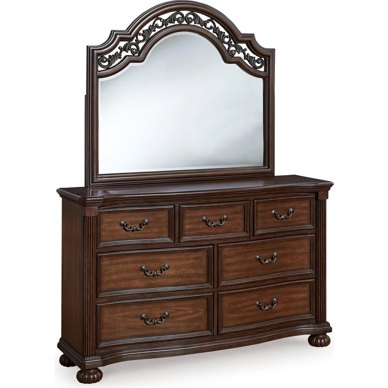 Signature Design by Ashley Lavinton B764B16 6 pc King Poster Bedroom Set