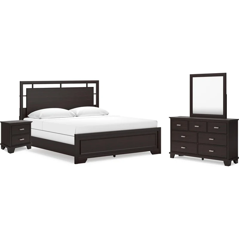 Signature Design by Ashley Covetown B441B15 6 pc King Panel Bedroom Set