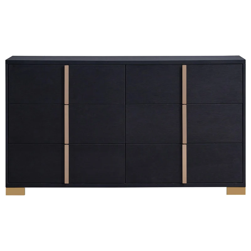 Coaster Furniture Marceline 222833 6-Drawer Dresser - Black
