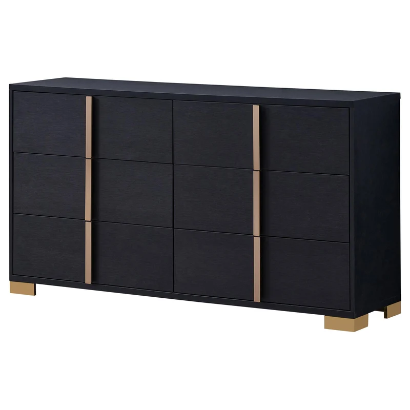 Coaster Furniture Marceline 222833 6-Drawer Dresser - Black