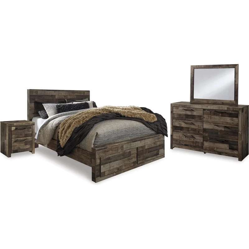 Benchcraft Derekson B200B51 7 pc King Storage Panel Bedroom Set