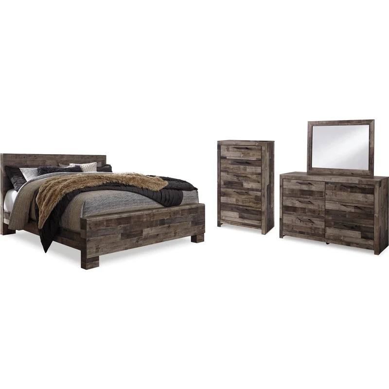 Benchcraft Derekson B200B63 6 pc King Panel Bedroom Set