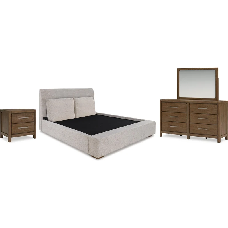 Signature Design by Ashley Cabalynn B974B14 6 pc King Panel Bedroom Set