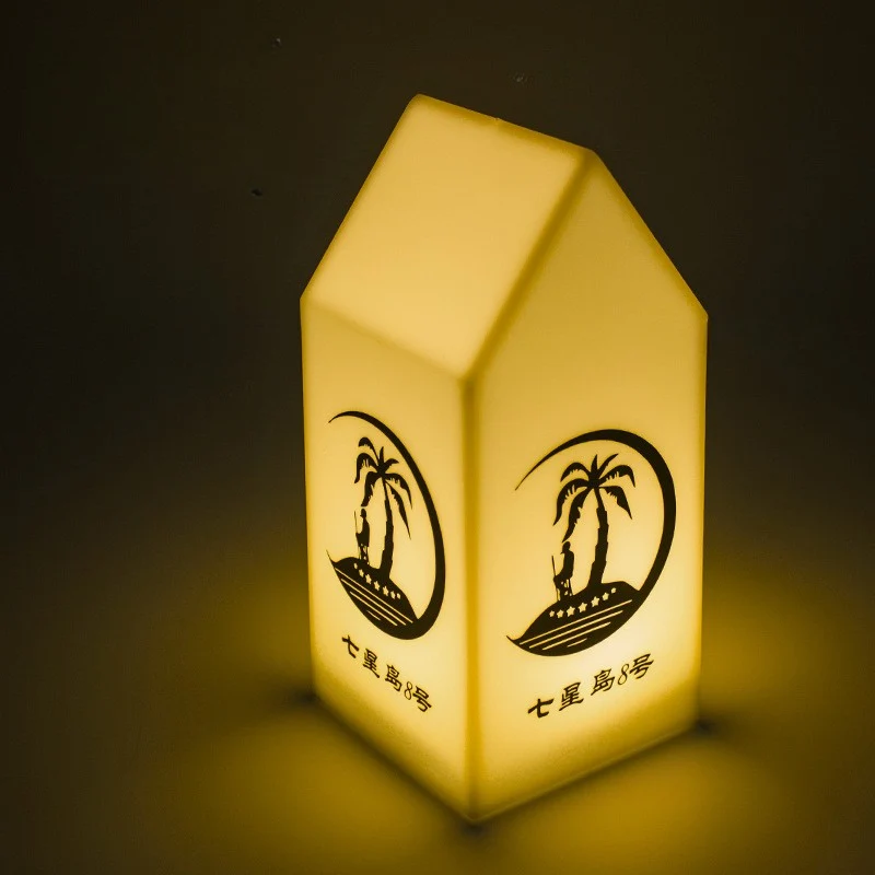 Modern Art Deco Cabin Hardware PE LED Table Lamp For Dining Room