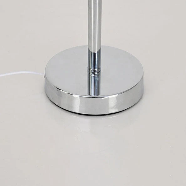 Contemporary Creative Round Mushroom USB Glass Iron LED Table Lamp For Living Room