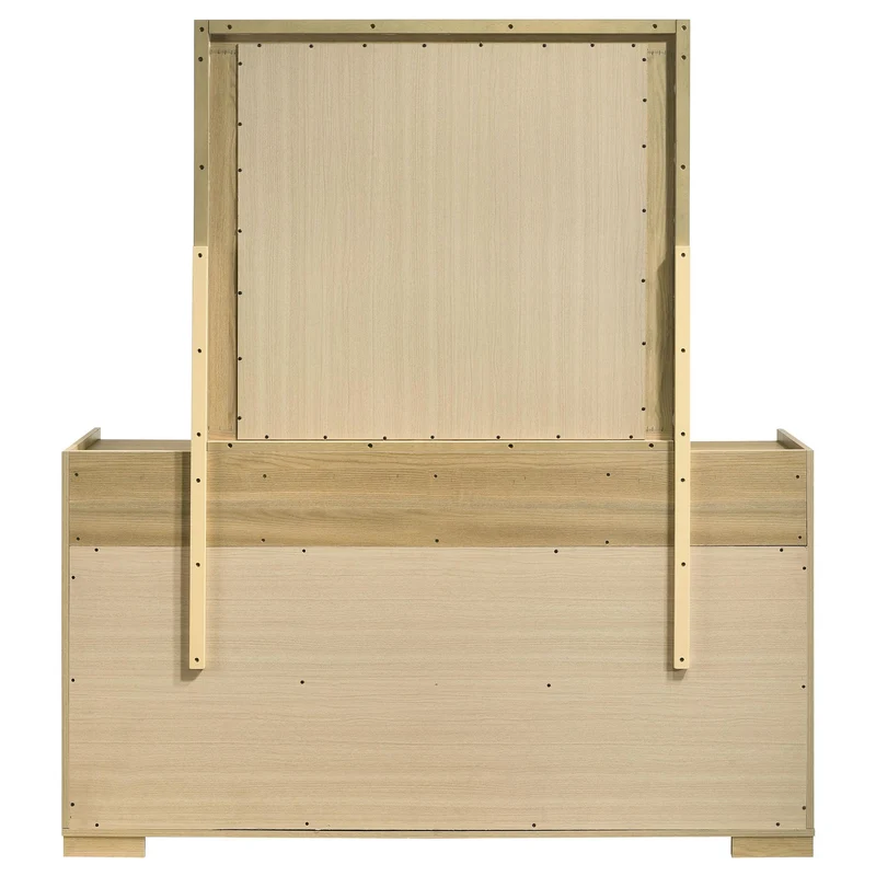 Coaster Furniture Hyland 215653M 6-Drawer Dresser with Mirror - Natural