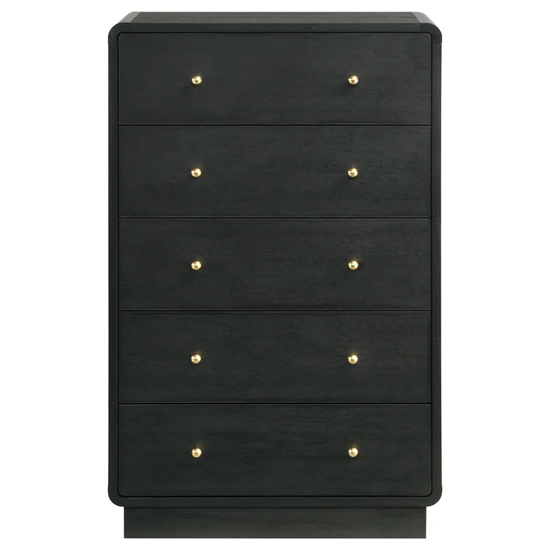 Coaster Furniture Cavelle 223665 5-Drawer Chest of Drawers - Black