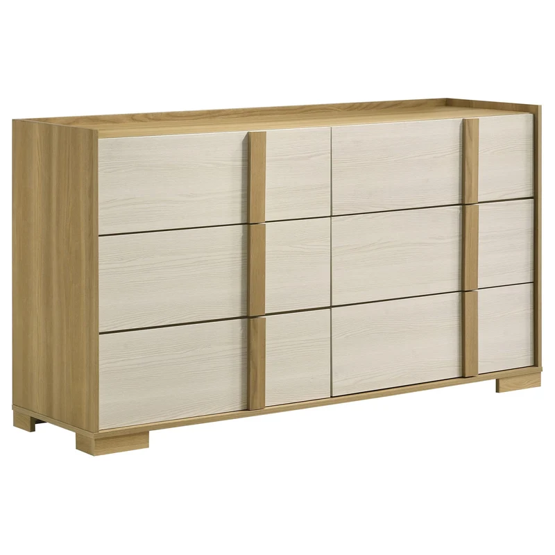 Coaster Furniture Hyland 215653 6-Drawer Dresser - Natural