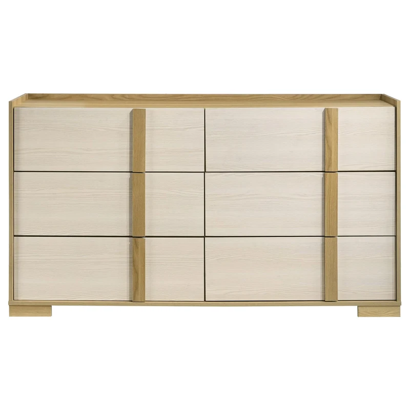 Coaster Furniture Hyland 215653 6-Drawer Dresser - Natural