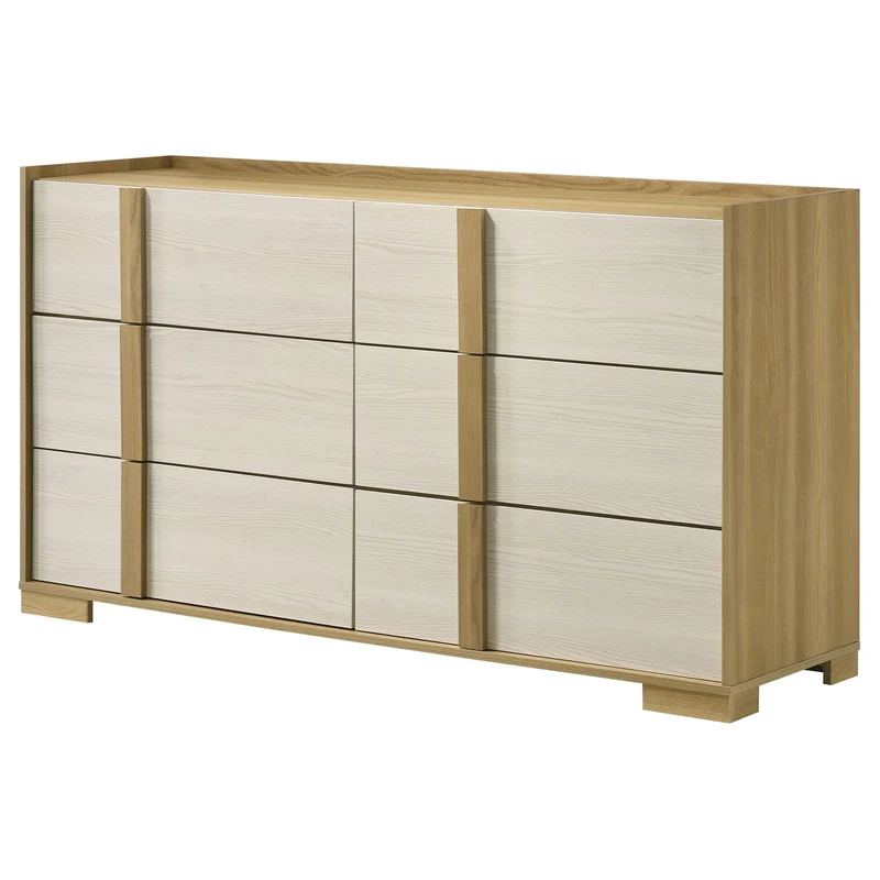 Coaster Furniture Hyland 215653 6-Drawer Dresser - Natural