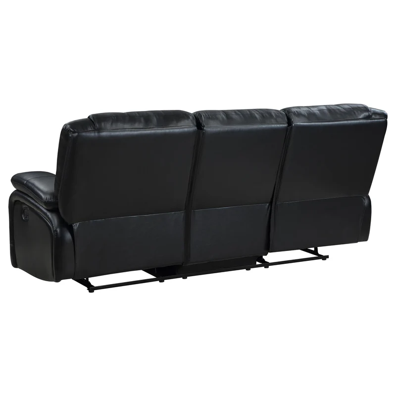 Coaster Furniture Camila 610244 Upholstered Motion Reclining Sofa - Black