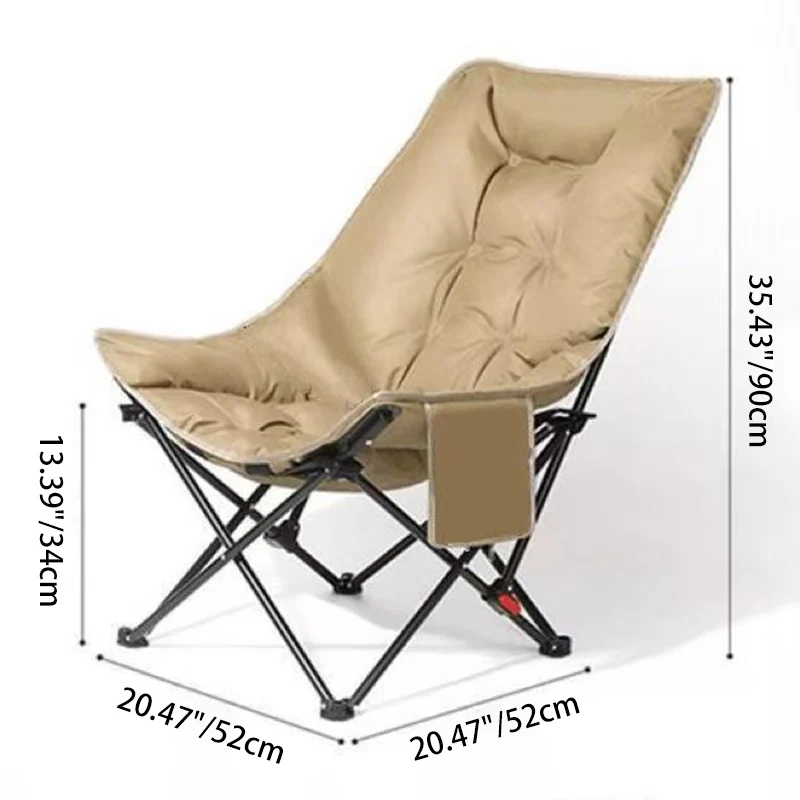 Modern Minimalist Curved Oxford Cloth Steel Cotton Outdoor Chair Backrest For Garden