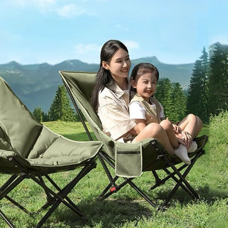 Modern Minimalist Curved Oxford Cloth Steel Cotton Outdoor Chair Backrest For Garden