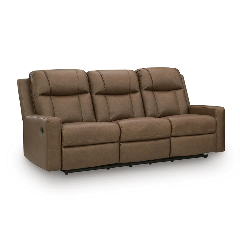 Benchcraft Mackmenville Reclining Leather Look Sofa 7471488