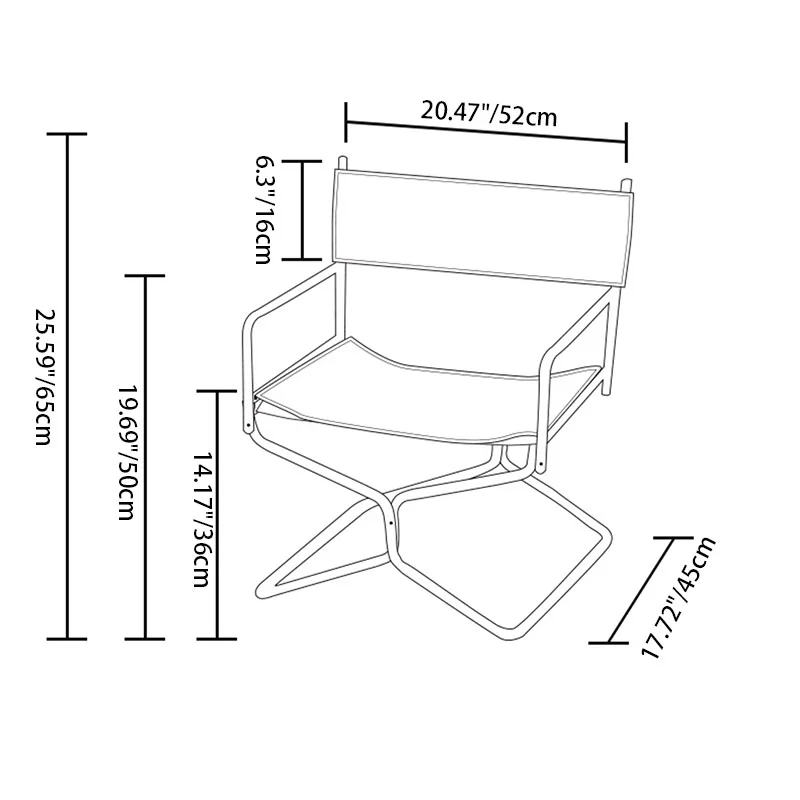 Bohemian Woven Folding Director’s Chair - Handmade Tribal Blanket Fabric & Chrome Frame Accent Chair For Outdoor Patio