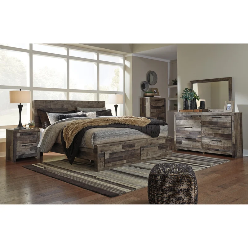 Benchcraft Derekson B200B74 7 pc King Panel Bedroom Set