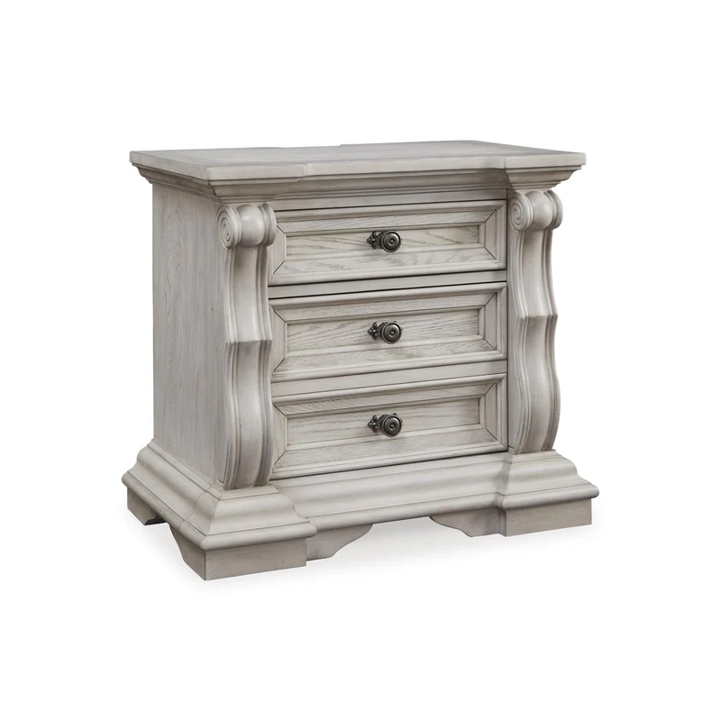 Signature Design by Ashley Bruchandi PCB948-93 Three Drawer Night Stand