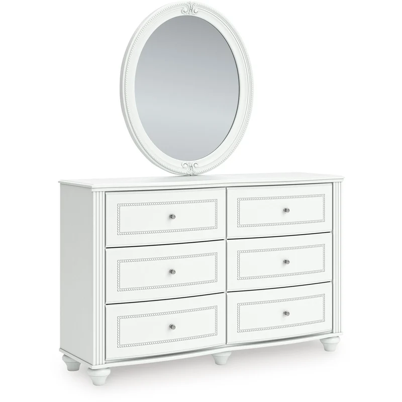 Signature Design by Ashley Kozlani 6-Drawer Dresser with Mirror PCB1819-21/PCB1819-26