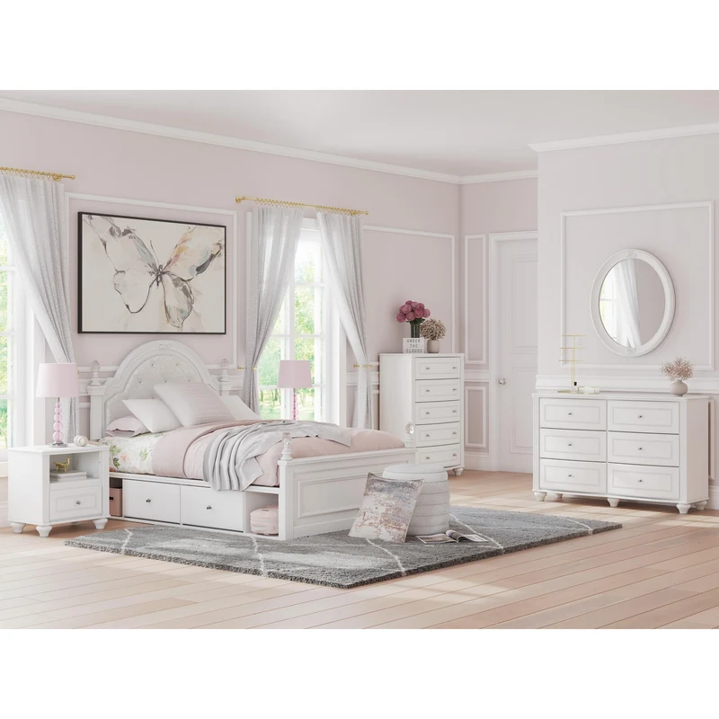 Signature Design by Ashley Kozlani 6-Drawer Dresser with Mirror PCB1819-21/PCB1819-26