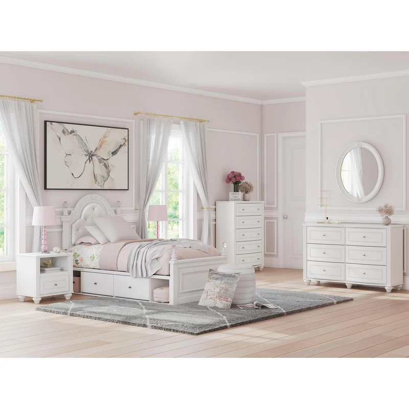 Signature Design by Ashley Kozlani 6-Drawer Dresser with Mirror PCB1819-21/PCB1819-26