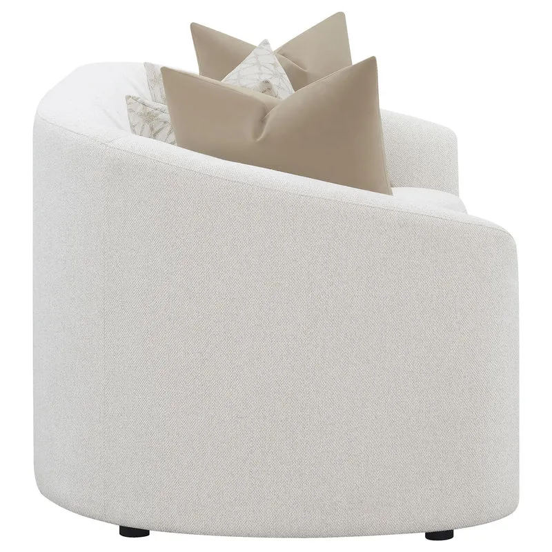Coaster Furniture Rainn 509171 Boucle Upholstered Sloped Arm Sofa - Latte