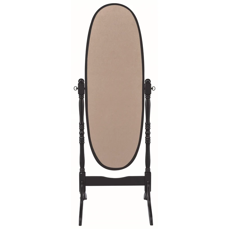 Coaster Furniture Foyet 950803 Wood Adjustable Full Length Cheval Mirror - Black