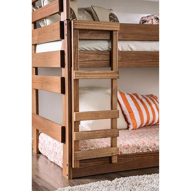 Furniture of America Pollyanna AM-BK500-BED-SLAT Twin Triple Decker Bed