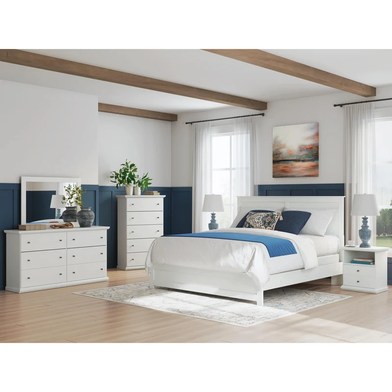 Signature Design by Ashley Bostwick Shoals B139B58 6 pc Full Panel Bedroom Set