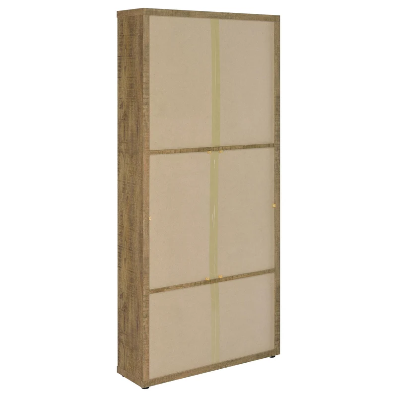 Coaster Furniture Hawthorne 953479 4-shelf Glass Door Tall Cabinet with Drawers - Mango