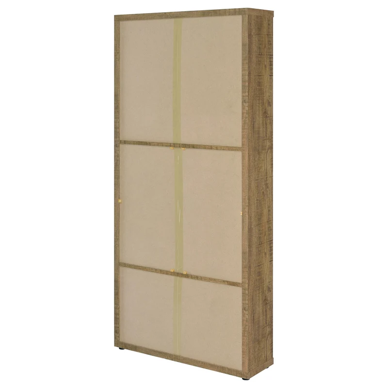 Coaster Furniture Hawthorne 953479 4-shelf Glass Door Tall Cabinet with Drawers - Mango