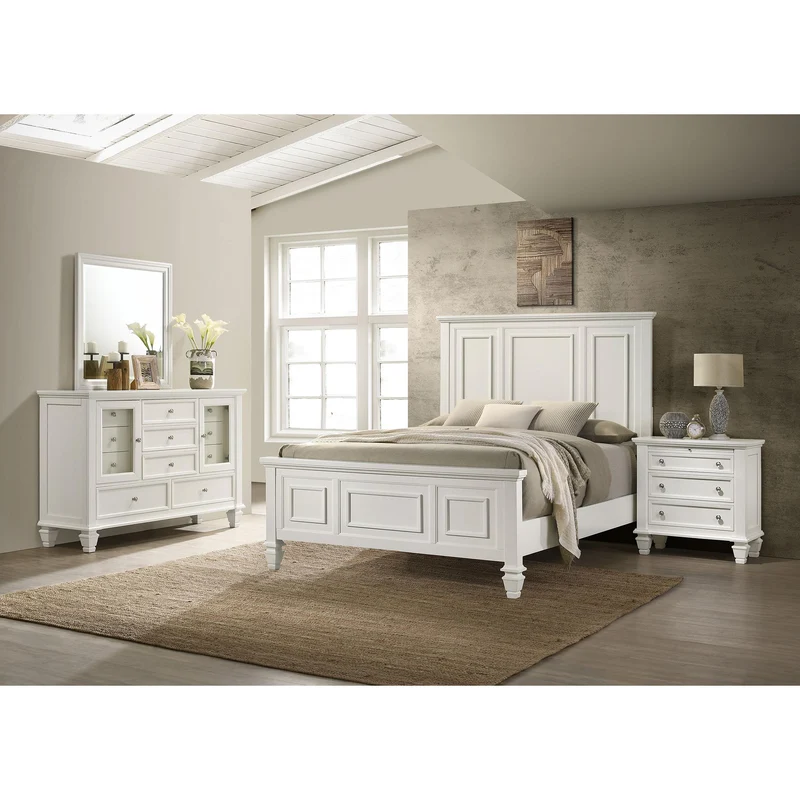 Coaster Furniture Sandy Beach 201301KEN-S4 6 pc King Panel Bedroom Set