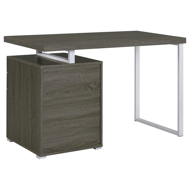 Coaster Furniture Brennan 800520 47-inch 3-Drawer Office Computer Desk - Weathered Grey