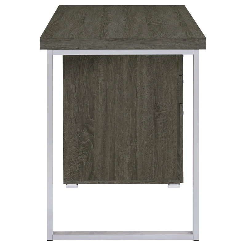 Coaster Furniture Brennan 800520 47-inch 3-Drawer Office Computer Desk - Weathered Grey