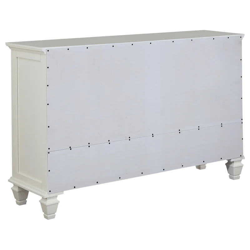 Coaster Furniture Sandy Beach 201303 11-Drawer Dresser - Cream White