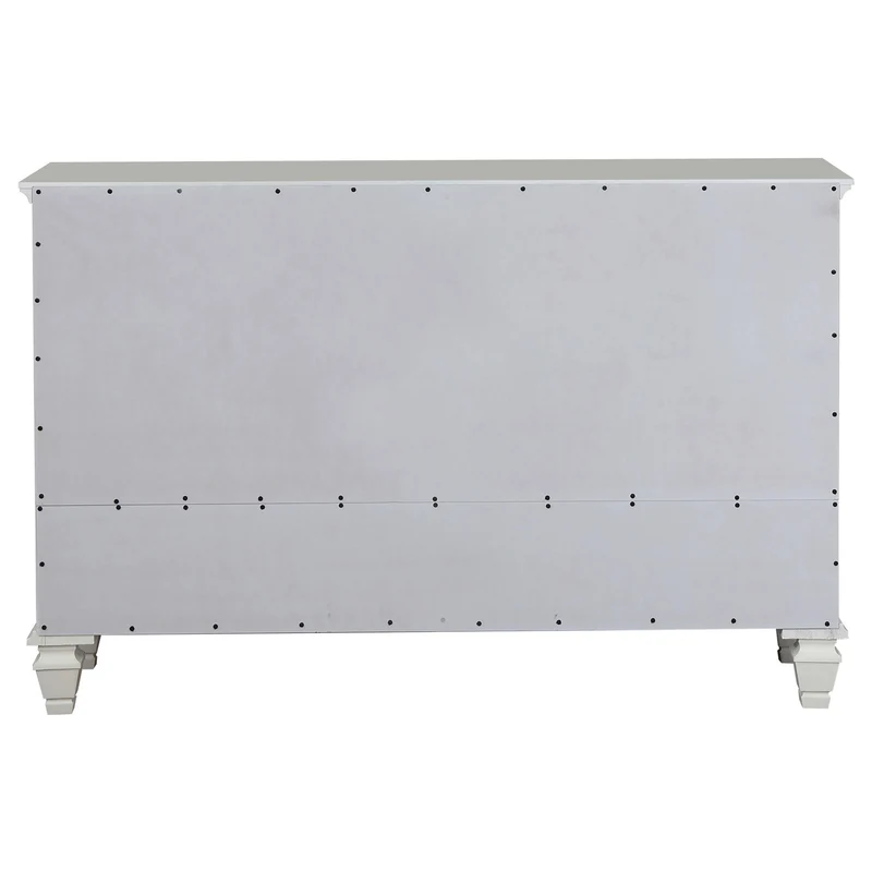 Coaster Furniture Sandy Beach 201303 11-Drawer Dresser - Cream White