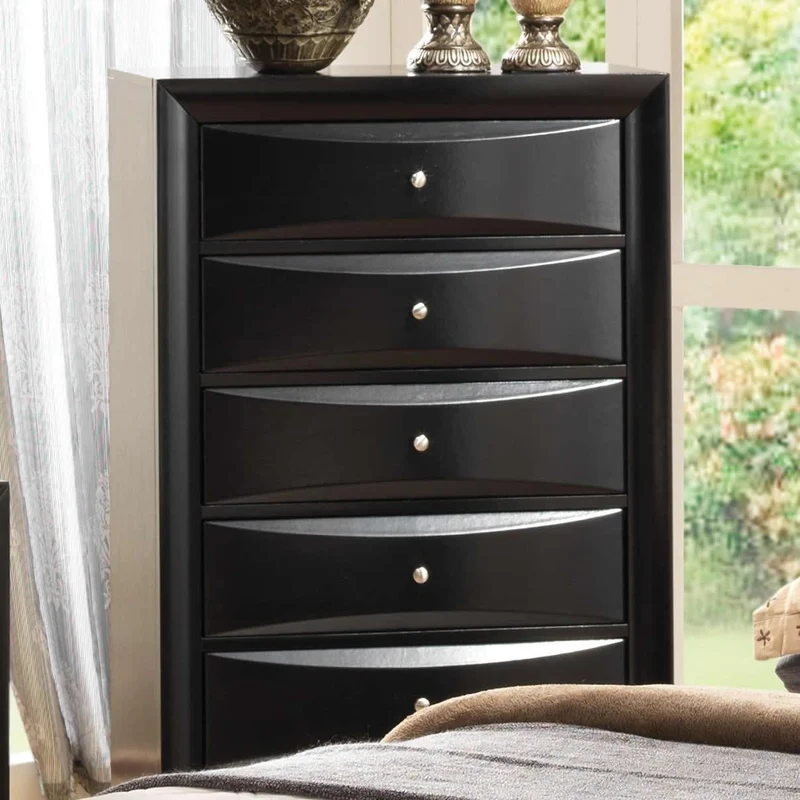 Coaster Furniture Briana 200705 5-Drawer Bedroom Chest - Black