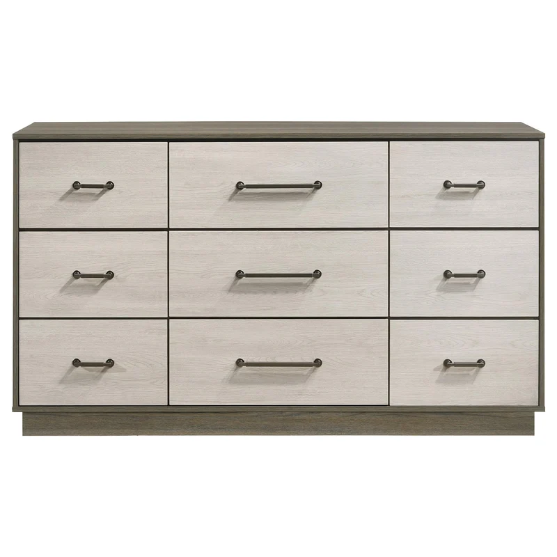 Coaster Furniture Fenwick 224983 9-Drawer Dresser - Grey Oak