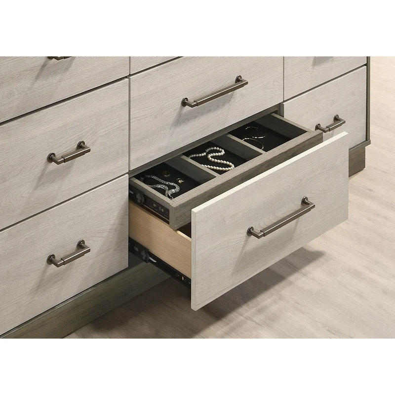 Coaster Furniture Fenwick 224983 9-Drawer Dresser - Grey Oak