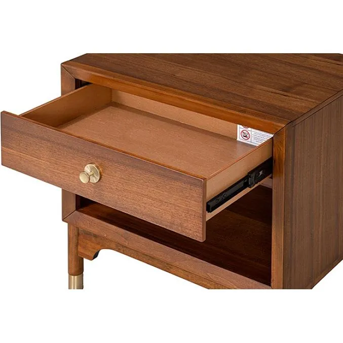 Furniture of America Hepburne FM74000WN-N Nightstand