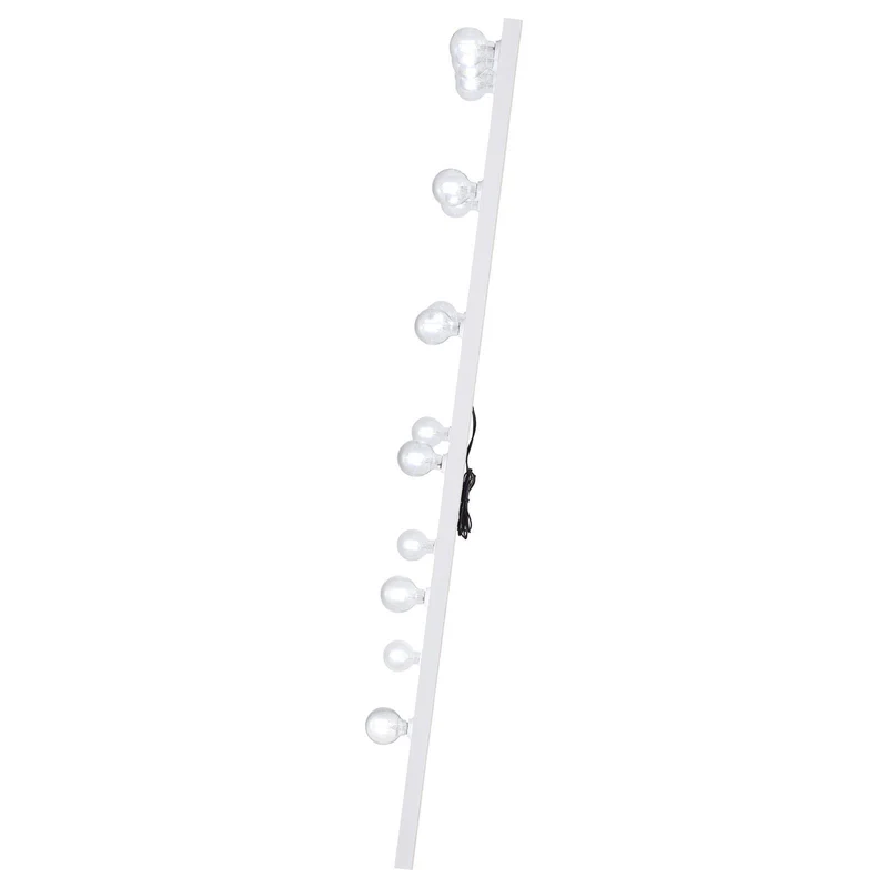 Coaster Furniture Zayan 969558 32 x 71 Inch Floor Mirror LED Lighting - White Gloss