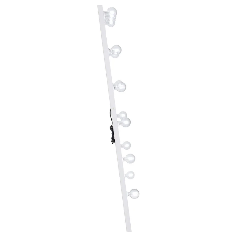 Coaster Furniture Zayan 969558 32 x 71 Inch Floor Mirror LED Lighting - White Gloss